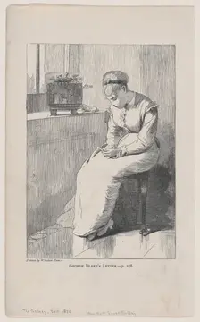 George Blake's Letter (The Galaxy, An Illustrated Magazine of Entertaining Reading..., January 1870. Creator: Unknown