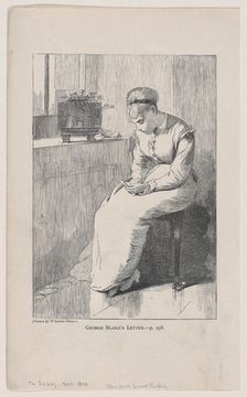 George Blake's Letter (The Galaxy, An Illustrated Magazine of Entertaining Reading..., January 1870. Creator: Unknown