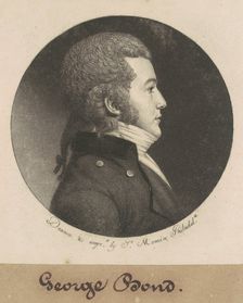 George Bond, 1798-1803. Creator: Charles Balthazar Julien Févret de Saint-Mémin