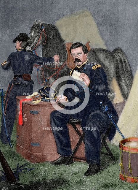 George Brinton McClellan, American army officer and politician, 19th century. Creator: Unknown.