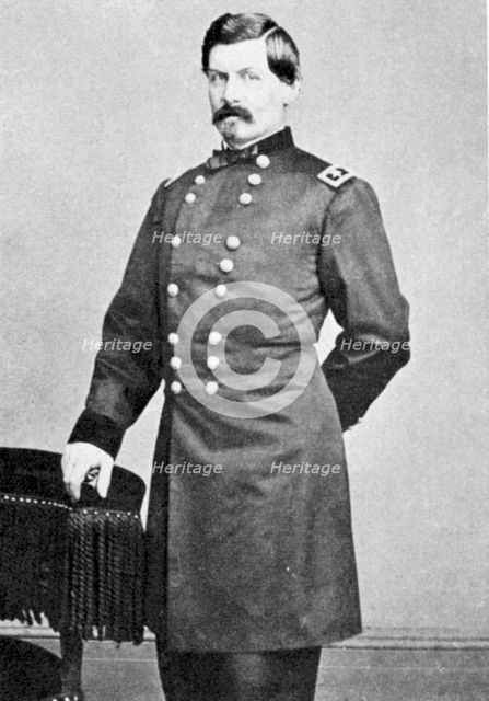 George Brinton McClellan, American soldier, 1861. Artist: Unknown