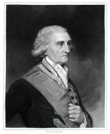 George Brydges Rodney, 1st Baron Rodney, British naval officer, (1833).Artist: E Scriven