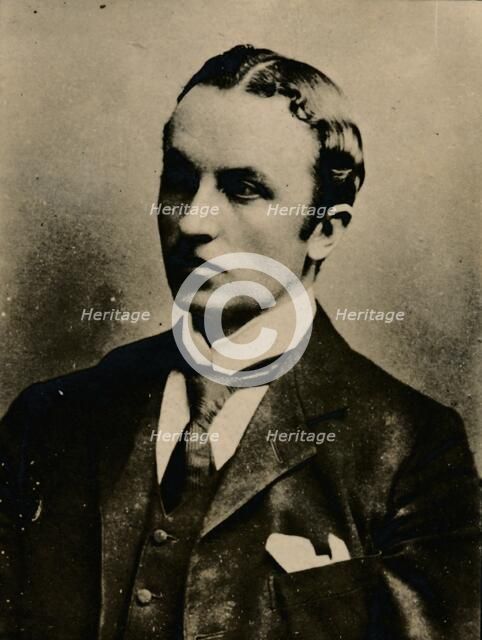 'George Curzon, 1st Marquess Curzon of Kedleston', (1859-1925), British Conservative, 1894-1907. Artist: Unknown.