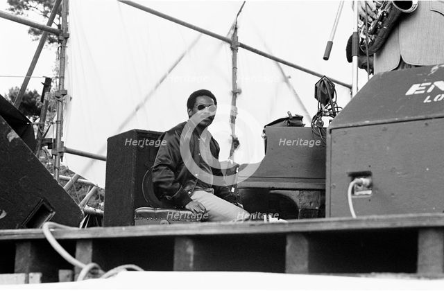 George Cables, Capital Jazz, Knebworth, Herts, July, 1981. Artist: Brian O'Connor.