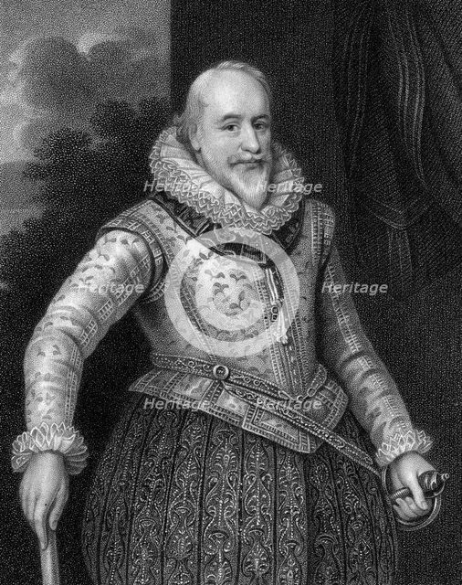 George Carew, 1st Earl of Totnes (1555-1629), 1824.Artist: W Holl