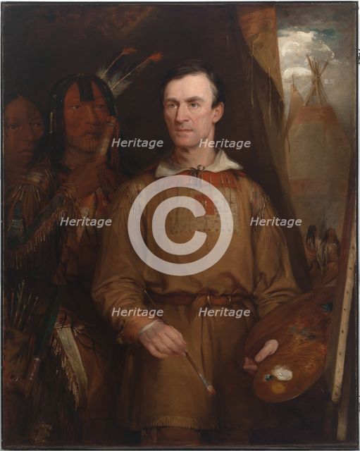 George Catlin, 1849. Creator: William Fisk.