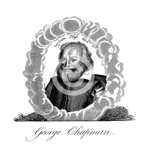 George Chapman, English dramatist, translator, poet and classical scholar, (19th century). Artist: Unknown