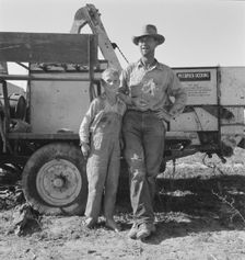 George Cleaver, new farmer, has five boys, Malheur County, Oregon, 1939. Creator: Dorothea Lange