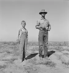 George Cleaver, new farmer, has five boys, Malheur County, Oregon, 1939. Creator: Dorothea Lange