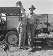 George Cleaver, new farmer, has five boys, Malheur County, Oregon, 1939. Creator: Dorothea Lange