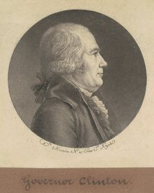 George Clinton, 1797. Creator: Charles Balthazar Julien Févret de Saint-Mémin