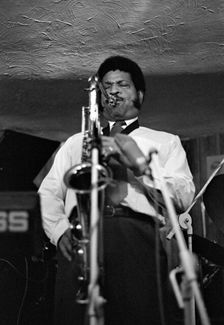 George Coleman, Bass Clef, Hoxton Square, London, 1986. Artist: Brian O'Connor