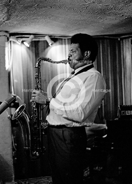 George Coleman, Bass Clef, Hoxton Square, London, August 1987. Artist: Brian O'Connor.