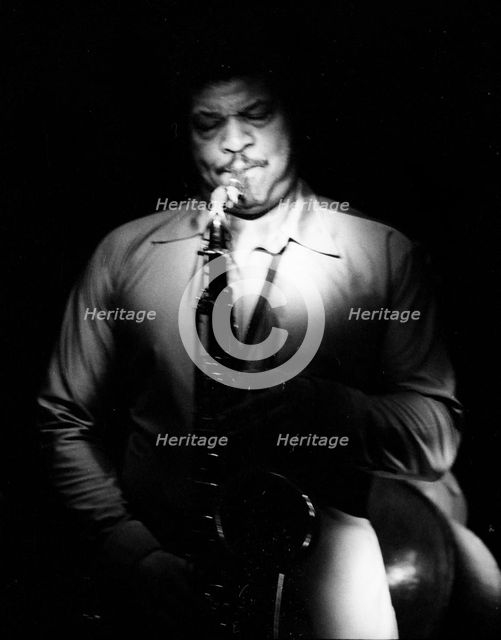 George Coleman, Ronnie Scott's, London. March 1978.   Artist: Brian O'Connor.