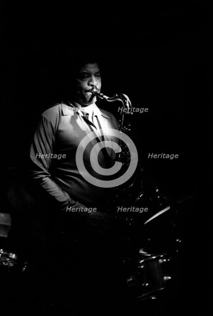 George Coleman, Ronnie Scott's, London, March 1978.   Artist: Brian O'Connor.