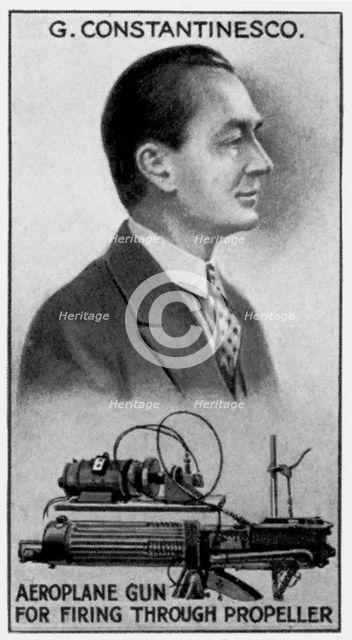 George Constantinescu, Romanian scientist, engineer and inventor, (c1924). Artist: Unknown