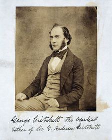 George Critchett, ophthalmic surgeon, c1850s. Creator: Unknown