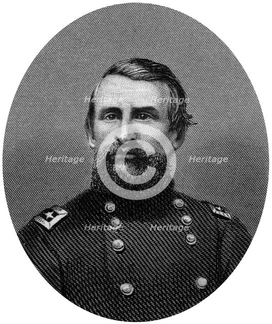George Crook, Union Army general, 1862-1867.Artist: J Rogers