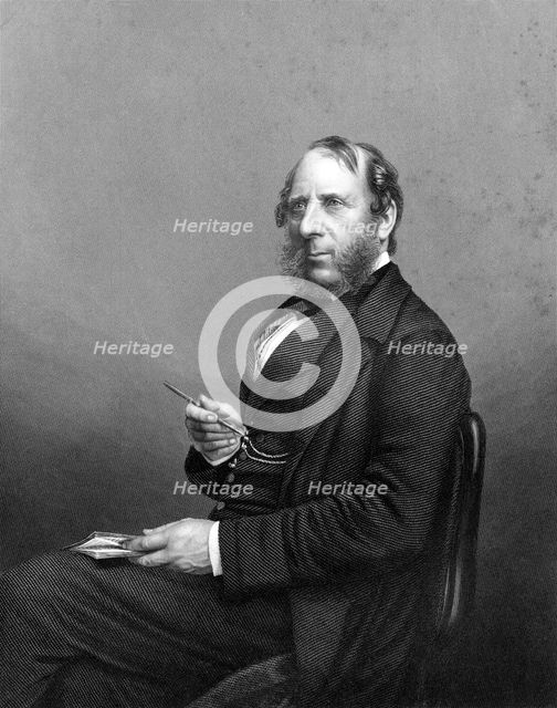 George Cruikshank (1792-1878). English caricaturist and book illustrator, late 19th century.Artist: DJ Pound