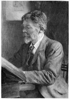 George Du Maurier, British writer and artist, c1890. Creator: Unknown