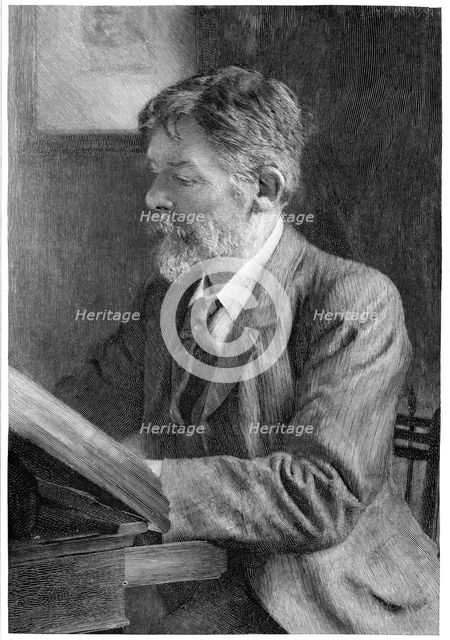 George Du Maurier, British writer and artist, c1890. Creator: Unknown.