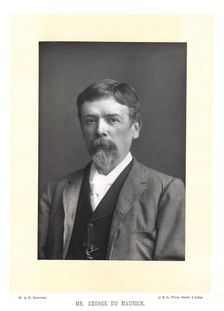 George Du Maurier, British writer and artist, c1895. Creator: W&D Downey
