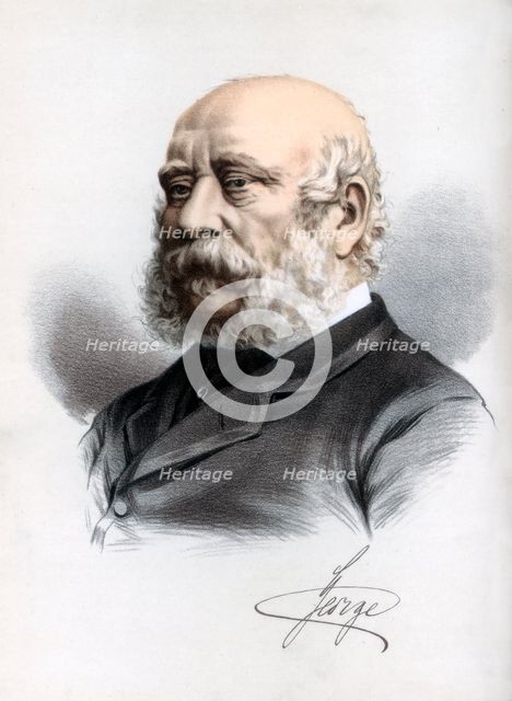 George, Duke of Cambridge, British soldier, c1890.Artist: Cassell, Petter & Galpin