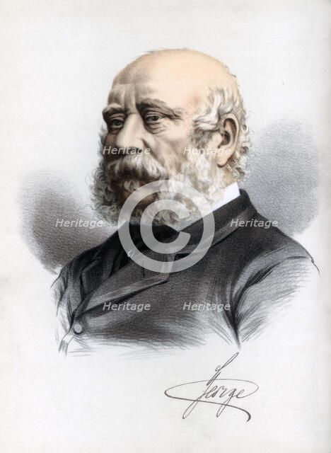 George, Duke of Cambridge, British soldier, c1890.Artist: Cassell, Petter & Galpin