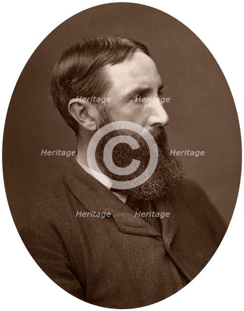 George Dunlop Leslie, artist and Royal Academician, 1882.Artist: Lock & Whitfield