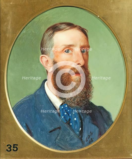 George Dunlop Leslie, Self Portrait, 1882. Creator: George Dunlop Leslie.