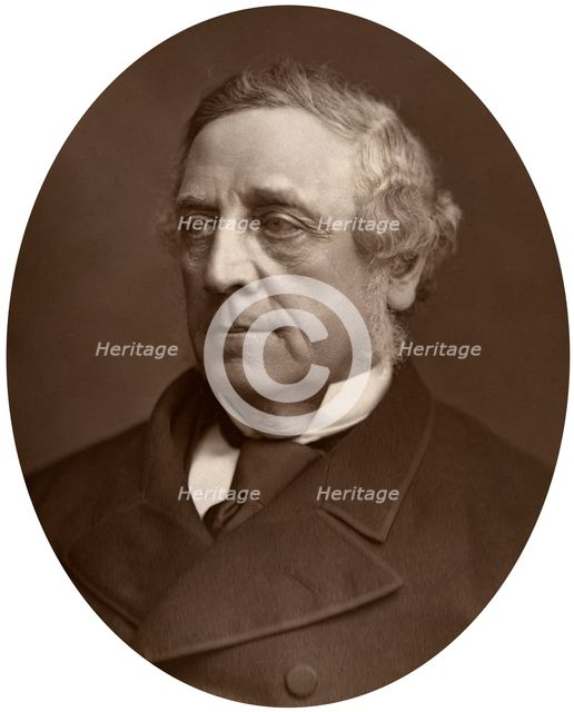 George Denman (1819-1896), Judge of the High Court of Justice, 1882.Artist: Lock & Whitfield