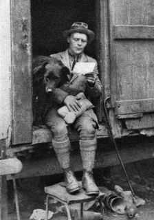 George Donald, Scottish shepherd, Hyde Park, London, 1926-1927