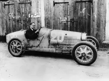George Eyston in a 1927 Bugatti Type 35B, (1927?)