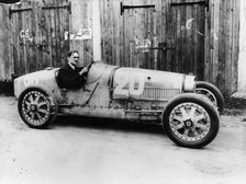 George Eyston in a 1927 Bugatti Type 35B, (1927?)