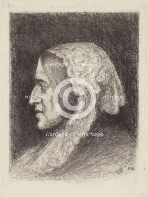 George Eliot, 1890. Creator: John Sloan.