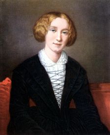 George Eliot as a young woman, c1840