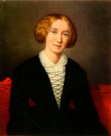 George Eliot c1850, (1942). Creator: Francois d'Albert Durade