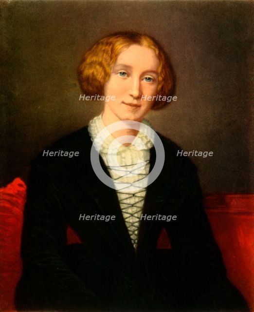 'George Eliot', c1850, (1942).  Creator: Francois d'Albert Durade.