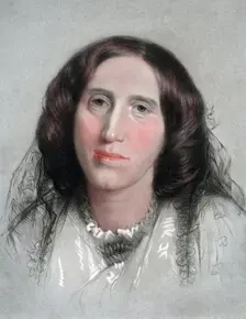 George Eliot, English novelist, 19th century. Artist: G Sidney Hunt