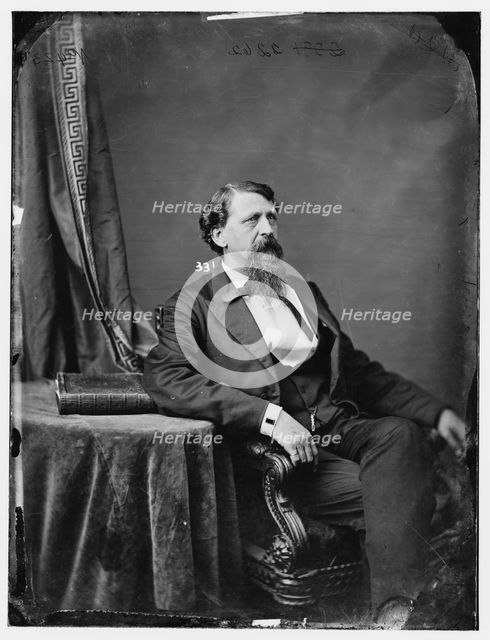 George Emrick Harris of Mississippi, between 1860 and 1875. Creator: Unknown.
