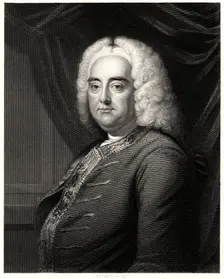 George F Handel 19th century. Artist: Thomson Scot