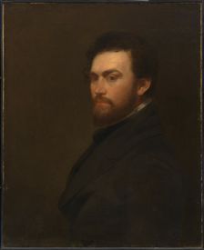 George Fuller Self-Portrait, before 1860. Creator: George Fuller