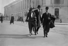 George Fisher Baker Jr. & wife, (1913?). Creator: Bain News Service