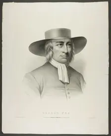 George Fox, c.1858. Creator: Leopold Grozelier