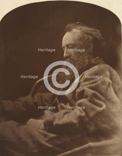 George Frederick Watts, 1864, printed ca. 1905. Creator: Julia Margaret Cameron.