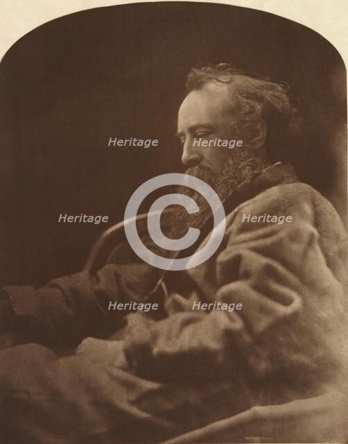 George Frederick Watts, 1864, printed ca. 1905. Creator: Julia Margaret Cameron.