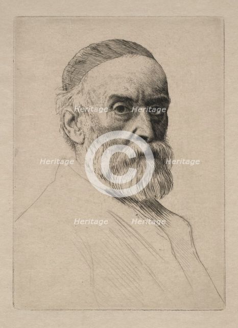 George Frederick Watts. Creator: Alphonse Legros (French, 1837-1911).