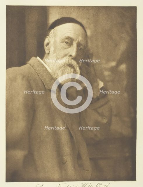 George Frederick Watts, R.A., c. 1893. Creator: Henry Herschel Hay Cameron.