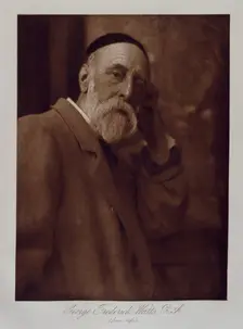 George Frederick Watts, R.A. (from life), 1885. Creator: Henry Herschel Hay Cameron