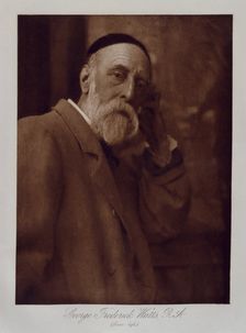 George Frederick Watts, R.A. (from life), 1885. Creator: Henry Herschel Hay Cameron